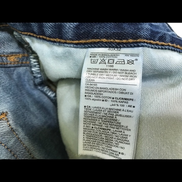 Old Navy Mens Denim Blue Jeans 40X31 Straight Leg - Picture 4 of 8